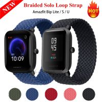 ✸ 20mm Nylon Elastic Strap For Xiaomi Amazfit Bip 1S U Lite Band For Amazfit GTS 2 GTR 42mm Solo Loop Bracelet Watch Accessories