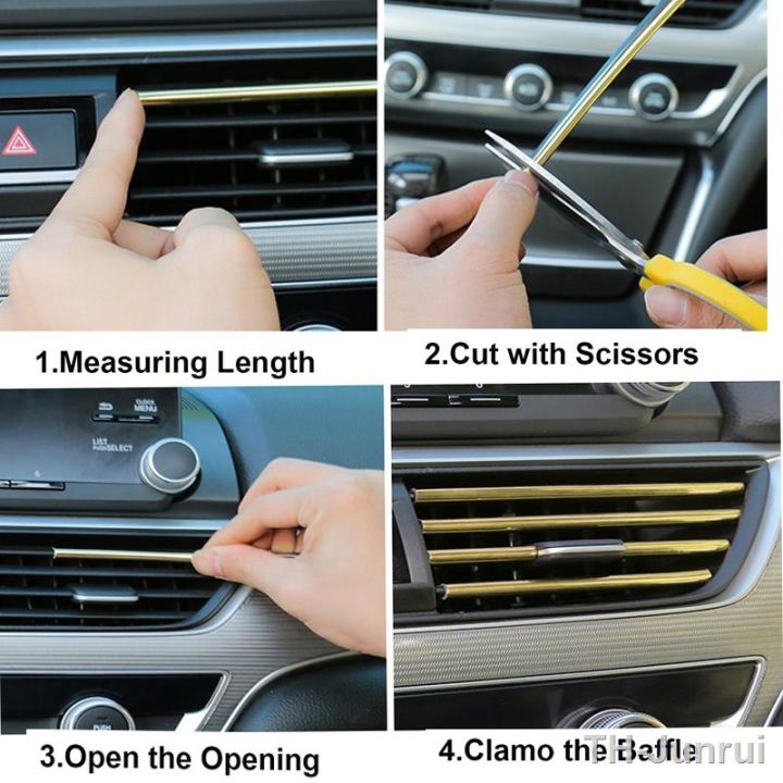 10-pcs-20cm-car-air-conditioner-vent-outlet-trim-strips-u-colorful-for-decoration