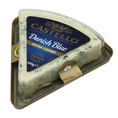 Premium import🔸( x 1) CASTELLO Blue Cheese 100 g เดนิชบูลชีส รสชาติเข้มข้น CA01