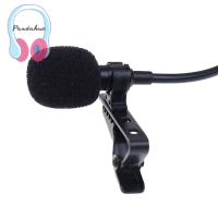 【Pandahuo】 ไมโครโฟน mini USB แบบพกพา2M หน้าปก lavalier MIC clip-on buttonhole ไมโครโฟน