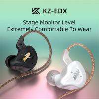 K-Z EDX โลหะหูฟัง1BA 1DD ไฮบริดเทคโนโลยีไฮไฟเบสหูฟังในหูตรวจสอบหูฟังกีฬาเสียงยกเลิกชุดหูฟัง