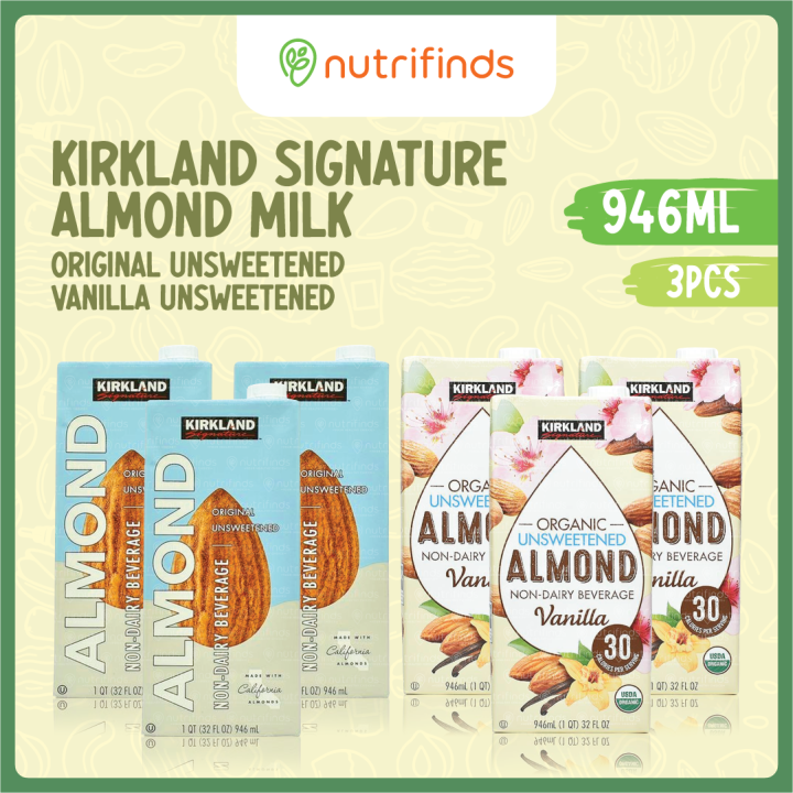 Kirkland Signature Almond Milk (Unsweetened) 3 pcs Lazada PH