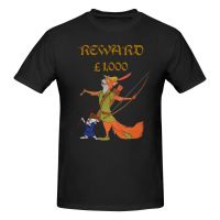 Cartoon Robin Hood graphic cotton O-neck T-shirt for men