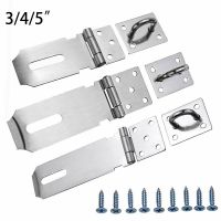 【CW】 3/4/5in Anti Theft Door Lock Gate Hasp Staple Padlock Shed Latch Drawer Locks Locker Hardware