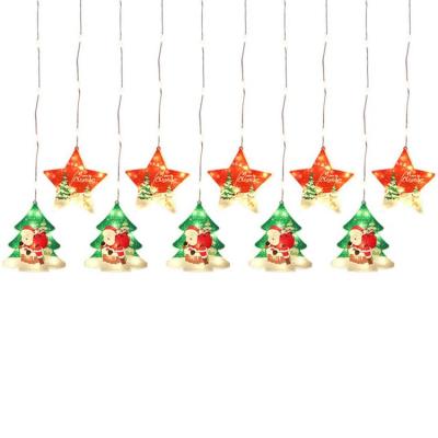 Fairy Snowflake Lights Romantic Christmas Tree Snowflake String Lights Snowflake Christmas Fairy Lights Warm Atmasphere for Outdoor Indoor Decorations present