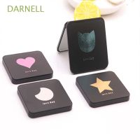 【BEIBEI】 DARNELL Square Foldable Vanity Mirror Travel Double-sided Compact Mirror Mini Makeup Mirror Portable Gift Hand Mirrors Dressing Mirror Student Pocket Cosmetic Mirror