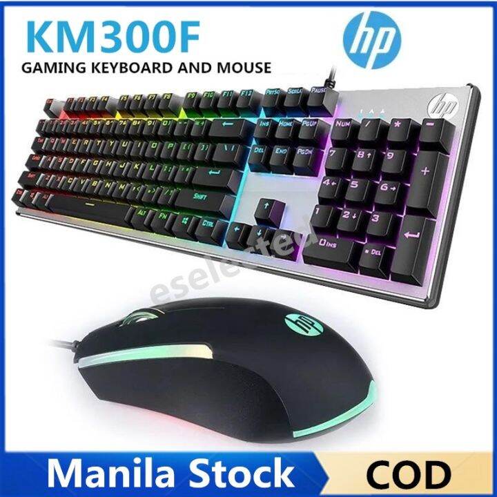 【COD】fujieranbei84825 HP RGB Backlight Gaming Keyboard Mouse and