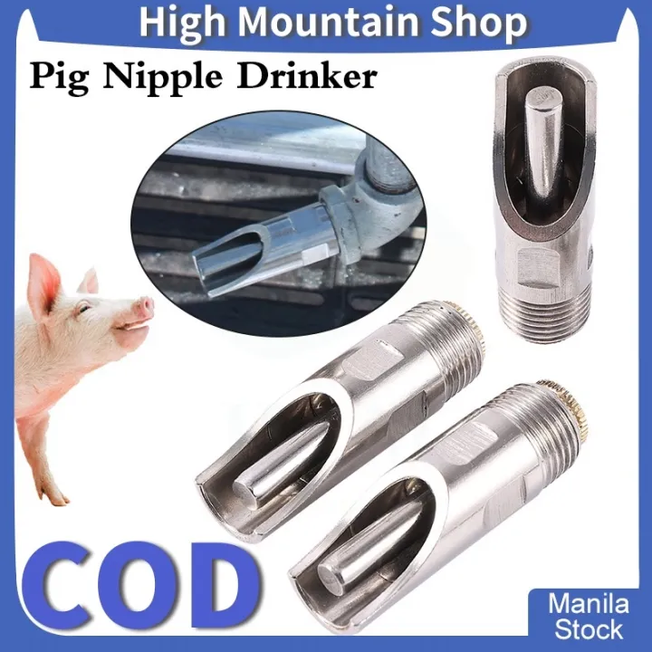 1/2" Stainless Steel Pig Nipple Water Drinker Automatic Pig Drinker - View #6