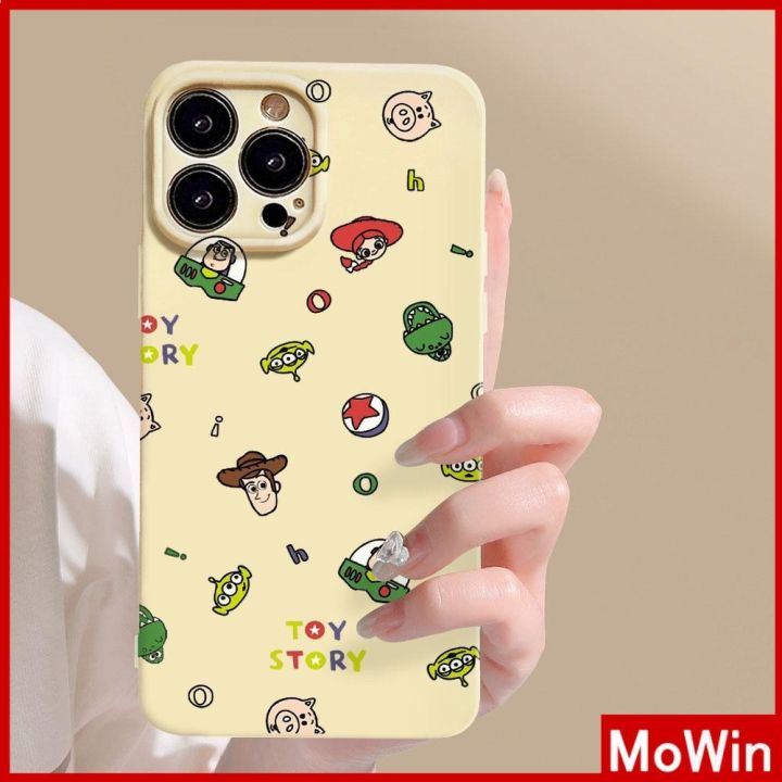 mowin-เข้ากันได้สำหรับ-เคสไอโฟน-เคสไอโฟน11-เคส-เคสโทรศัพท์เยลลี่สีเหลืองฟิล์มอ่อน-กันกระแทกเคสกล้องป้องกันน่ารักสุนัขบ้านรถเข้