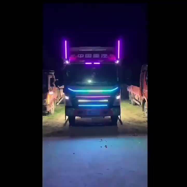 2pcs 1224V Car LED Whip Lights 60CM Flashing Antenna Lights Truck