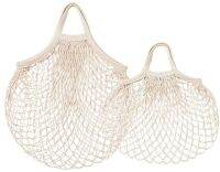 KUNGSFORS Net bag, set of 2, natural (คุงส์ฟอร์ช กระเป๋าตาข่าย 2 ใบ, สีเนเชอรัล)