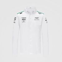 The new 2021 formula one racing suit aston Martin team long sleeve shirts with short sleeves vettel boys fall clothing