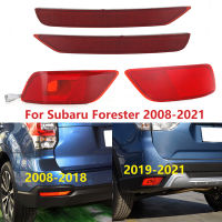 สำหรับ Subaru Forester SJ 2008-2015 2016 2017 2018 2019 2020 2021รถด้านหลังกันชนหางที่จอดรถเบรคอุ่น Reflector โคมไฟ