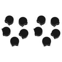 10PCS Clarinet Hardware Clarinet Thumb Rest Cushion Protector Soft Rubber Clarinet Thumb Protector, Black