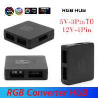 RGB Converter 5V 3Pin ARGB ถึง12V 4 Pin RGB Light Transfer Chassis Fan Converter