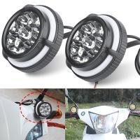 ไฟหน้ากระจกมองหลัง Rbike Moto Moto Rcycle ไฟหน้าไฟอัตโนมัติไฟหน้ารถมอเตอร์ไซค์แบบ Led รัศมี Moto R Spotlight 12V Phare Additionnel Moto