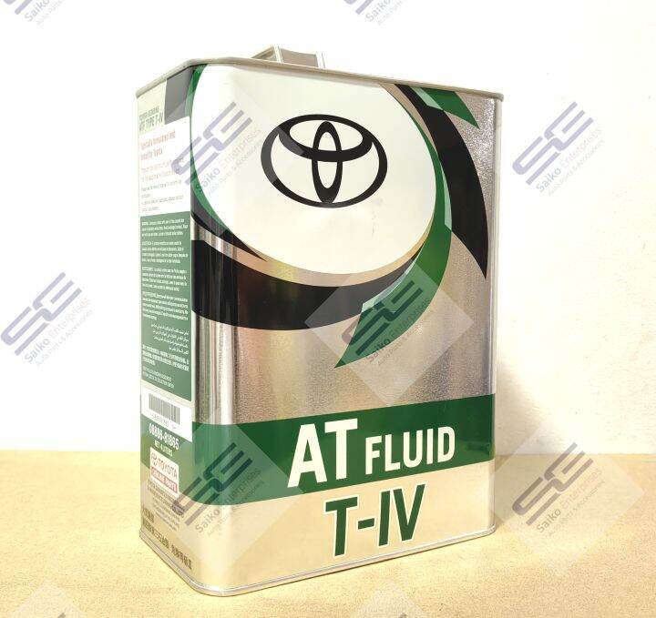 Toyota Automatic Transmission Fluid ATF Type TIV Lazada PH