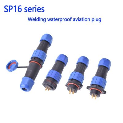 Holiday Discounts IP68 Waterproof Connector Male Plug And Female Socket 2/3/4/5/7/9Pin Panel Mounting Wire Connector Aviation Plug Welding Wiring