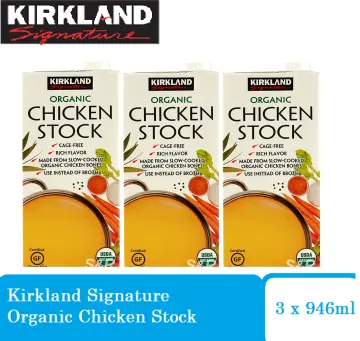 Kirkland Signature Organic Chicken Broth, 6 x 946 mL