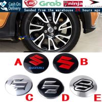 4ชิ้นซูซูกิโลหะรถจัดแต่งทรงผมศูนย์ล้อ Hub Cap สติ๊กเกอร์รูปลอกแข่งยางตกแต่ง