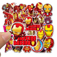 พร้อมส่ง marvel ไอรอนแมน มาร์เวล  sticker สติกเกอร์กันน้ำรูปแบบที่แตกต่างกัน Iron Man 50ชิ้น