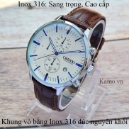 Đồng hồ nam dây da 1TD5 Chenxi, đồng hồ đeo tay nam đẹp