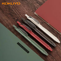 4ญี่ปุ่น KOKUYO ปากกาเจลสีดำ WSG-PRS302 Limited Edition 0.5มม. R สีธรรมชาติปากกา Barrel Quick-Drying ปากกาและหมึก