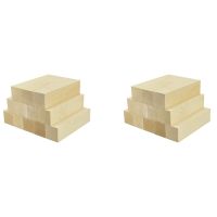 2X Whittling and Carving Wood Blocks Unfinished Wood Blocks Basswood Carving Blocks Soft Wood Set for Carving Beginners