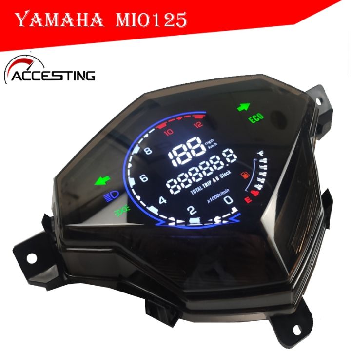 สำหรับ-yamaha-mio125-mio-i125-mio110-mio-m3เมตรประกอบอุปกรณ์ไฟ-led-เครื่องวัดระยะทางดิจิทัล