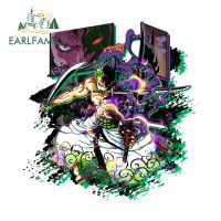 EARLFAMILY 13เซนติเมตร X 12.8เซนติเมตรสำหรับ Roronoa Zoro โดย Zthunderedmm สติกเกอร์รถเครื่องปรับอากาศรูปลอกไวนิลรถห่อบุคลิกภาพแล็ปท็อป D Ecals ตกแต่ง