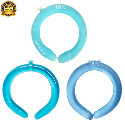 Neck Cooling Tube Cold Gel Ice Pack Chill Freeze Neck Cooler Camping