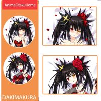 อะนิเมะเดทสด Tokisaki Kurumi Tobiichi Origami โยนหมอนครอบคลุมโยนหมอนครอบคลุม Otaku ที่นอน Dakimakura หมอน