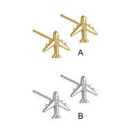 ต่างหูเข็มกลัดอะคริลิครูปเครื่องบินงดงาม-ป้ายเครื่องบินมีสไตล์โดดเด่นไม่เหมือนใคร