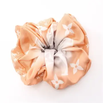 Louis Vuitton Tan and Black Chouchou Scrunchie