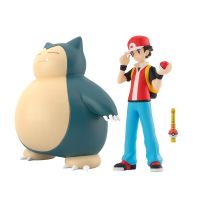 Pokemon Scale World Kanto - Red &amp; Kabigon &amp; Pokemon Flute / โปเกมอนสเกลเวิลด์ เร้ด Snorlax ฟิกเกอร์ ฟิกเกอร์แท้ โปเกม่อน