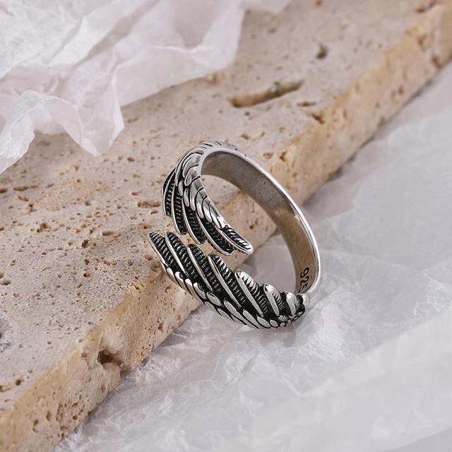 925-sterling-silver-rings-fashion-hip-hop-vintage-couples-creative-wings-design-thai-silver-party-jewelry-birthday-gifts