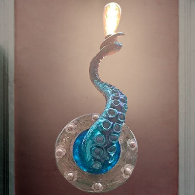 2021 Monster Tentacle Lamp Holder Bulb Light Octopus Hanging Wall Light Octopus Tentacle Lamp Holder for Home Decor