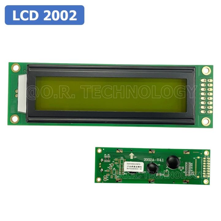 1ชิ้น-aa361-โมดูลจอแสดงผล-lcd2002-yellow-green-backlight-5v-moq100-จอแสดงผล-หน้าจอ-lcd-module