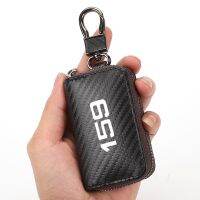 ﹍ For Alfa Romeo 156 159 Car Accessories Carbon Fiber Car Key Case Men Ladies Key Storage Bag