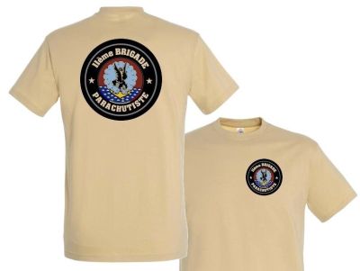 Tan " 11Th Brigade Parachutiste " Bp Para Tap Cos Gcp T Shirt Snakepatch High Quality Men Cotton Clothing Ringer T Shirt XS-4XL-5XL-6XL