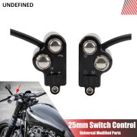 1 25Mm Handlebar Switch Motorcycle Kill Switch Start Control For Harley Sportster Tou Softail Dyna V-Rod Without Harness