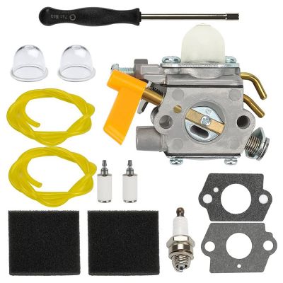 C1U-H60คาร์บูเรเตอร์ W Tune Up Kit กรองอากาศสำหรับ Ryobi Homelite 25Cc 30Cc String Trimmer เครื่องตัดหญ้า985624001