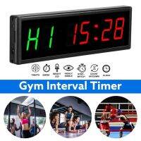 2.3" Programmable LED Interval Timer Countdown Clock Stopwatch With Remote control For Home Gym Fitness