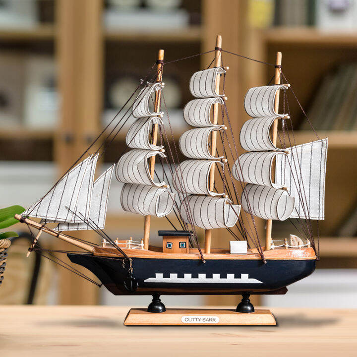 home-decoration-accessories-for-living-room-wood-sailboat-model-figurines-office-desk-decor-modern-boat-gift-christmas-decor