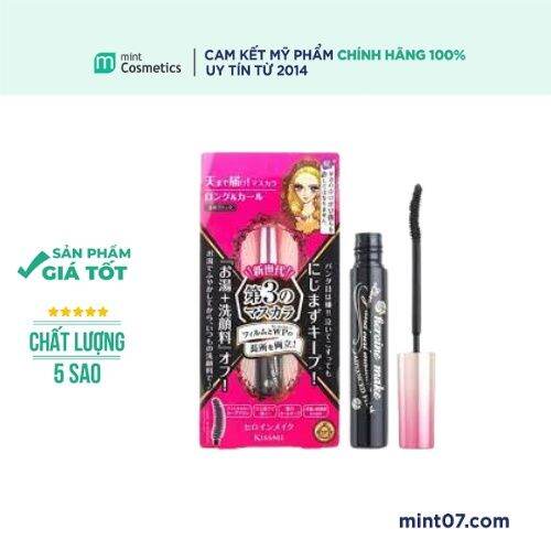 Chuốt mi Kiss Me Volume Up Mascara làm dày mi vỏ màu tím