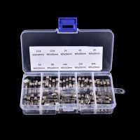 100pcs Glass Tube Fuses Fast blow Glass Fuses Quick Blow Car Assorted Kit 5x20mm