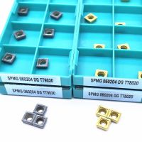 ▽ 10PS SPMG050204 SPMG060204 SPMG07T308 SPMG090408 SPMG110408 SPMG140520 DGTT9030 TT8020 Carbide insert Lathe turning cutter Tool