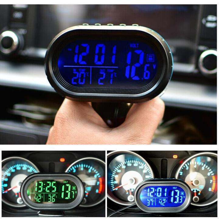 Car Clock Digital Watch Car Electronic Clock Luminous Clock Car