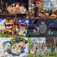 500 Piece Ghibli Anime Jigsaw Puzzles Wooden My Neighbor Totoro Porco Rosso Puzzles For s Children Educational Toys Gifts