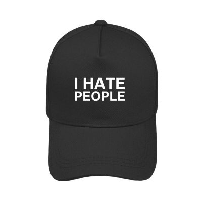 Mens I Hate People Funny Outdoors Caps Antisocial People Person Cotton Fashion Brand womens sun shade Hip Hop baseball caps